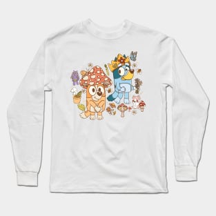 Bluey King Bingo Mushroom Long Sleeve T-Shirt